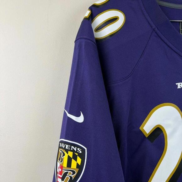 Baltimore Ravens Ed Reed #20 Nike Game Jersey Men’s XL Purple NFL NWT 2024 - Picture 9 of 9